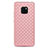 Soft Silicone Gel Leather Snap On Case Cover H04 for Huawei Mate 20 Pro Pink