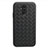 Soft Silicone Gel Leather Snap On Case Cover H05 for Huawei Mate 20 Lite Black