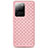 Soft Silicone Gel Leather Snap On Case Cover H05 for Samsung Galaxy S20 Ultra 5G Pink