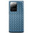 Soft Silicone Gel Leather Snap On Case Cover H05 for Samsung Galaxy S20 Ultra 5G Sky Blue