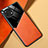 Soft Silicone Gel Leather Snap On Case Cover H05 for Xiaomi Mi 11 5G Orange