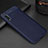 Soft Silicone Gel Leather Snap On Case Cover H07 for Huawei P20 Pro Blue