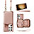 Soft Silicone Gel Leather Snap On Case Cover JM1 for Samsung Galaxy S23 Ultra 5G Rose Gold