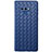 Soft Silicone Gel Leather Snap On Case Cover L01 for Samsung Galaxy Note 9 Blue
