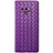 Soft Silicone Gel Leather Snap On Case Cover L01 for Samsung Galaxy Note 9 Purple