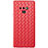 Soft Silicone Gel Leather Snap On Case Cover L01 for Samsung Galaxy Note 9 Red