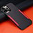 Soft Silicone Gel Leather Snap On Case Cover N01 for Apple iPhone 12 Pro Black