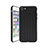 Soft Silicone Gel Leather Snap On Case Cover S01 for Apple iPhone 8 Black