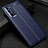Soft Silicone Gel Leather Snap On Case Cover S01 for Huawei Honor 30 Pro+ Plus Blue
