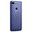 Soft Silicone Gel Leather Snap On Case Cover S01 for Huawei Honor 9 Lite Blue