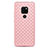 Soft Silicone Gel Leather Snap On Case Cover S01 for Huawei Mate 20 Pink