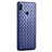 Soft Silicone Gel Leather Snap On Case Cover S01 for Huawei P Smart (2019) Blue