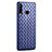 Soft Silicone Gel Leather Snap On Case Cover S01 for Huawei P30 Lite New Edition Blue