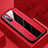 Soft Silicone Gel Leather Snap On Case Cover S01 for Oppo Find X2 Neo Red