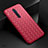 Soft Silicone Gel Leather Snap On Case Cover S01 for Oppo Reno2 Z Red