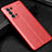 Soft Silicone Gel Leather Snap On Case Cover S01 for Oppo Reno6 Pro+ Plus 5G Red