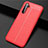 Soft Silicone Gel Leather Snap On Case Cover S01 for Realme 6 Pro Red