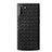 Soft Silicone Gel Leather Snap On Case Cover S01 for Samsung Galaxy Note 10 5G Black