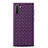 Soft Silicone Gel Leather Snap On Case Cover S01 for Samsung Galaxy Note 10 5G Purple