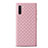 Soft Silicone Gel Leather Snap On Case Cover S01 for Samsung Galaxy Note 10 5G Rose Gold