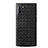 Soft Silicone Gel Leather Snap On Case Cover S01 for Samsung Galaxy Note 10 Black