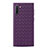 Soft Silicone Gel Leather Snap On Case Cover S01 for Samsung Galaxy Note 10 Purple