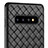 Soft Silicone Gel Leather Snap On Case Cover S01 for Samsung Galaxy S10 Plus