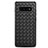 Soft Silicone Gel Leather Snap On Case Cover S01 for Samsung Galaxy S10 Plus Black