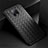 Soft Silicone Gel Leather Snap On Case Cover S01 for Xiaomi Redmi 10X Pro 5G Black