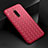 Soft Silicone Gel Leather Snap On Case Cover S01 for Xiaomi Redmi 8 Red