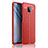 Soft Silicone Gel Leather Snap On Case Cover S01 for Xiaomi Redmi Note 9 Pro Max Red