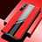 Soft Silicone Gel Leather Snap On Case Cover S02 for Huawei Enjoy 10e Red