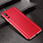 Soft Silicone Gel Leather Snap On Case Cover S02 for Huawei P20 Pro Red