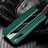 Soft Silicone Gel Leather Snap On Case Cover S02 for Oppo K7 5G Green