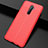 Soft Silicone Gel Leather Snap On Case Cover S02 for Realme X2 Pro Red