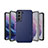 Soft Silicone Gel Leather Snap On Case Cover S02 for Samsung Galaxy S22 5G