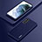 Soft Silicone Gel Leather Snap On Case Cover S02 for Samsung Galaxy S22 5G Blue