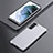 Soft Silicone Gel Leather Snap On Case Cover S02 for Samsung Galaxy S22 5G White