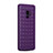 Soft Silicone Gel Leather Snap On Case Cover S02 for Samsung Galaxy S9 Purple