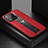 Soft Silicone Gel Leather Snap On Case Cover S02 for Xiaomi Mi 11 Pro 5G Red