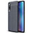 Soft Silicone Gel Leather Snap On Case Cover S02 for Xiaomi Mi 9 SE Blue