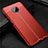 Soft Silicone Gel Leather Snap On Case Cover S02 for Xiaomi Redmi Note 9 Pro Max Red