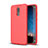 Soft Silicone Gel Leather Snap On Case Cover S03 for Huawei G10 Red