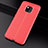 Soft Silicone Gel Leather Snap On Case Cover S03 for Huawei Mate 20 Pro Red
