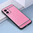 Soft Silicone Gel Leather Snap On Case Cover S03 for Oppo A57 5G Pink