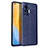 Soft Silicone Gel Leather Snap On Case Cover S03 for Vivo X51 5G Blue