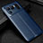 Soft Silicone Gel Leather Snap On Case Cover S03 for Xiaomi Mi 11 Ultra 5G Blue