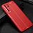 Soft Silicone Gel Leather Snap On Case Cover S04 for Huawei Nova 7 SE 5G Red