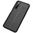Soft Silicone Gel Leather Snap On Case Cover S04 for Realme X50 5G Black
