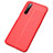 Soft Silicone Gel Leather Snap On Case Cover S04 for Realme X50m 5G Red